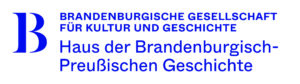 Logo: Brandenburgische Gesellschaft für Kultur und Geschichte. Haus der Brandenburgisch-Preußischen Geschichte.